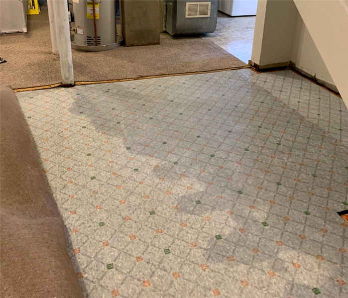 Water damage in Old Lyme, Connecticut.